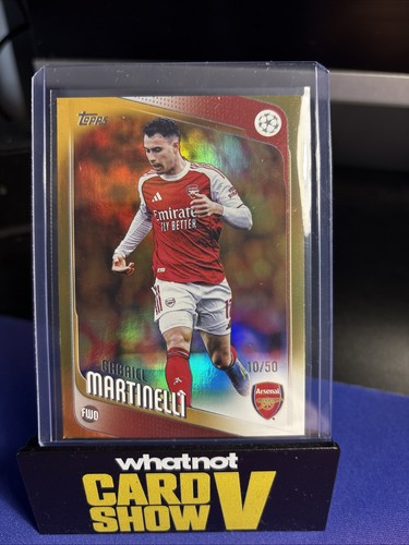 Gabriel Martinelli 2025 Topps Flagship Gold /50