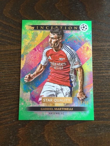 Gabriel Martinelli 2024 Topps Inception Green /99