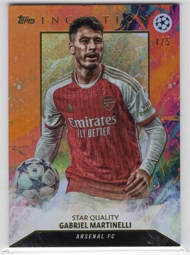 Gabriel Martinelli 2023 Topps Inception Orange /5