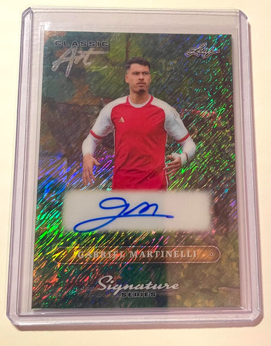 Gabriel Martinelli 2025 Leaf Signature Green Shimmer 1/1