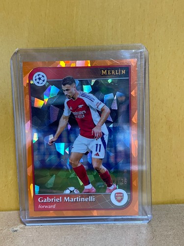 Gabriel Martinelli 2024 Topps Merlin Chrome /25