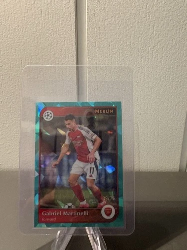 Gabriel Martinelli 2025 Topps Merlin Chrome /75