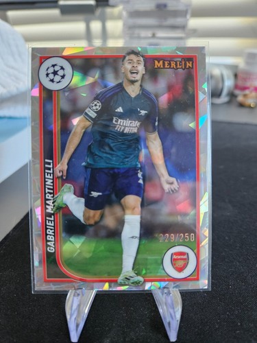 Gabriel Martinelli 2024 Topps Merlin Chrome Atomic Refractor /250