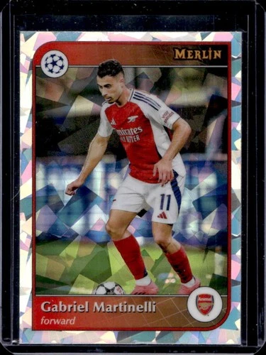 Gabriel Martinelli 2024 Topps Merlin Chrome Atomic Refractor