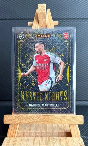 Gabriel Martinelli 2024 Topps Merlin Chrome Gold /50