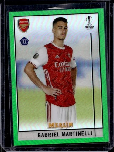 Gabriel Martinelli 2020 Topps Merlin Chrome Green Refractor /99