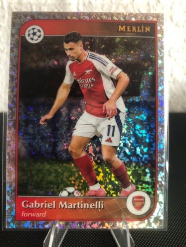 Gabriel Martinelli 2024 Topps Merlin Chrome Minifractor /25