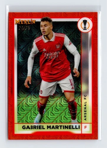 Gabriel Martinelli 2023 Topps Merlin Chrome Orange Mojo /25