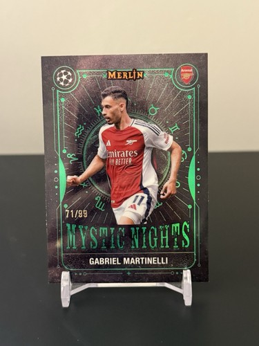 Gabriel Martinelli 2024 Topps Merlin UEFA Green /99