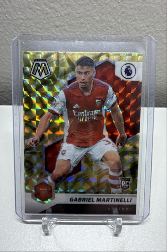 Gabriel Martinelli 2021 Panini Mosaic Reactive Gold