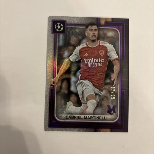 Gabriel Martinelli 2024 Topps Museum Collection Purple /99