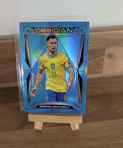 Gabriel Martinelli 2024 Panini Obsidian Electric Etch Blue Flood /15