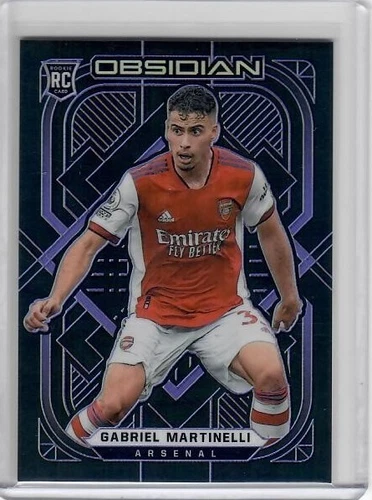 Gabriel Martinelli 2021 Panini Obsidian Purple Electric Etch /30