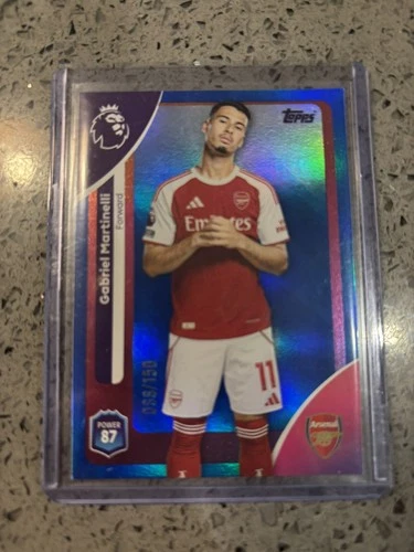 Gabriel Martinelli 2026 Topps Premier League Blue /150