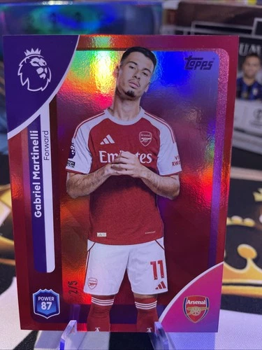 Gabriel Martinelli 2026 Topps Premier League Red /5