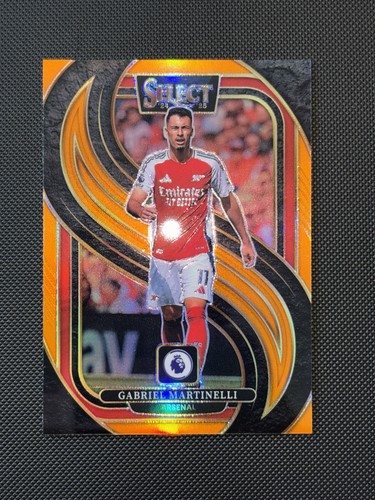 Gabriel Martinelli 2024 Panini Premier League Select Orange Refractor /75