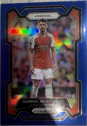 Gabriel Martinelli 2024 Panini Prizm Blue Prizm /299