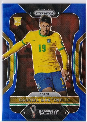 Gabriel Martinelli 2022 Panini Prizm Blue Wave /199