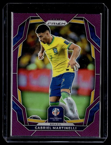 Gabriel Martinelli 2024 Panini Prizm CONMEBOL Copa America Purple 38/49