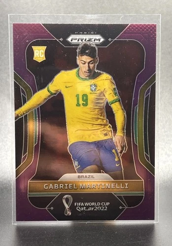 Gabriel Martinelli 2022 Panini Prizm FIFA World Cup Viola /199