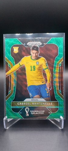 Gabriel Martinelli 2022 Panini Prizm Green Wave