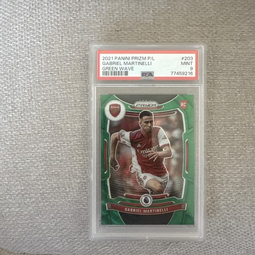 Gabriel Martinelli 2021 Panini Prizm Green Wave