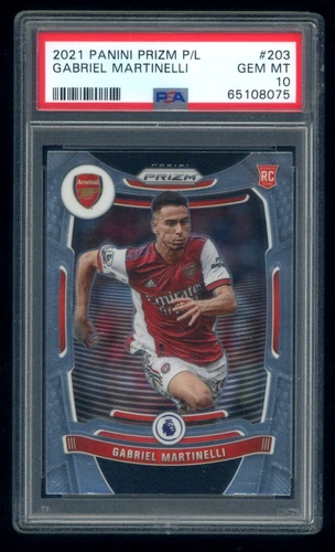 Gabriel Martinelli 2021 Panini Prizm Premier League EPL #203