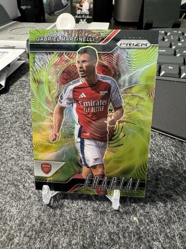 Gabriel Martinelli 2024 Panini Prizm Premier League Fractal Black 1/1