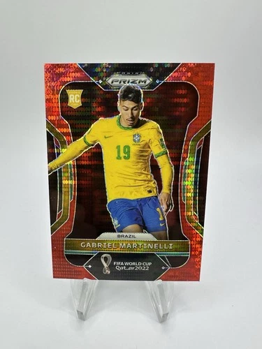 Gabriel Martinelli 2022 Panini Prizm Pulsar Rosso /99