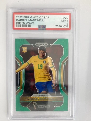 Gabriel Martinelli 2022 Panini Prizm World Cup Color Match