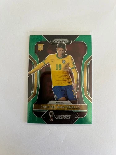 Gabriel Martinelli 2022 Panini Prizm World Cup Green Wave