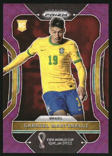 Gabriel Martinelli 2022 Panini Prizm World Cup Purple Wave /99