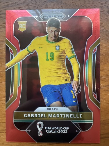 Gabriel Martinelli 2022 Panini Prizm World Cup Red Prizm /399