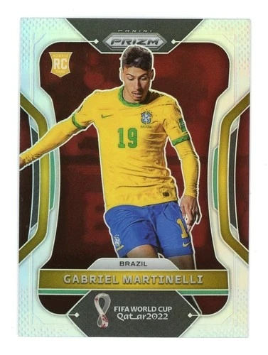 Gabriel Martinelli 2022 Panini Prizm World Cup Silver Prizm