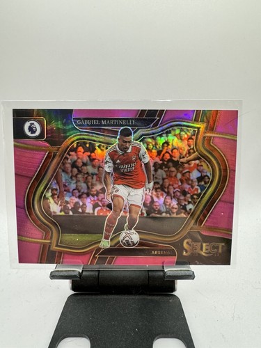 Gabriel Martinelli 2022 Panini Select EPL Pink Prizm /99