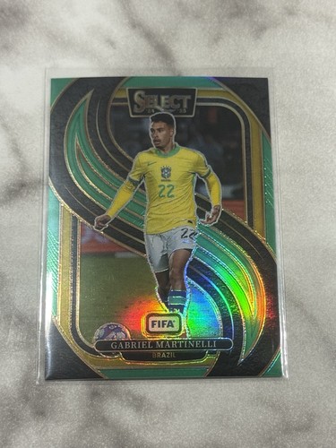 Gabriel Martinelli 2024 Panini Select FIFA Green Prism /5