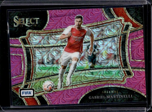Gabriel Martinelli 2023 Panini Select FIFA Pink Mojo Prizm /199