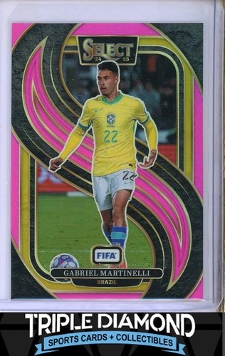 Gabriel Martinelli 2024 Panini Select FIFA Pink Prizm /59