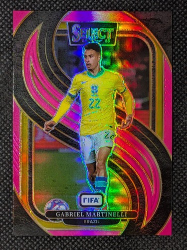 Gabriel Martinelli 2024 Panini Select FIFA Pink Prizm /59