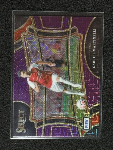 Gabriel Martinelli 2024 Panini Select FIFA Viola Mojo Prizm
