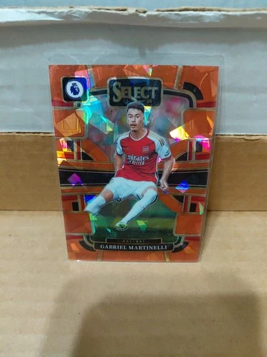 Gabriel Martinelli 2023 Panini Select Orange Cracked Ice /145
