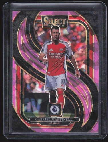 Gabriel Martinelli 2024 Panini Select Pink Ice