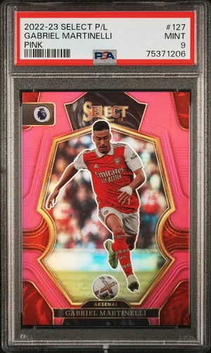 Gabriel Martinelli 2022 Panini Select Pink Prizm /99