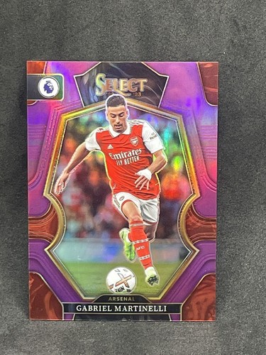 Gabriel Martinelli 2022 Panini Select Purple Prizm /135