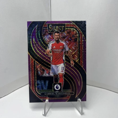 Gabriel Martinelli 2024 Panini Select Violet Mojo Prizm