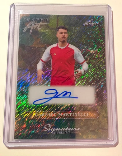 Gabriel Martinelli 2025 Leaf Signature Green Shimmer 1/1