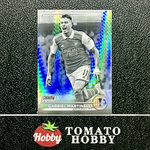 Gabriel Martinelli 2022 Topps Stadium Chrome Black White Prism /350