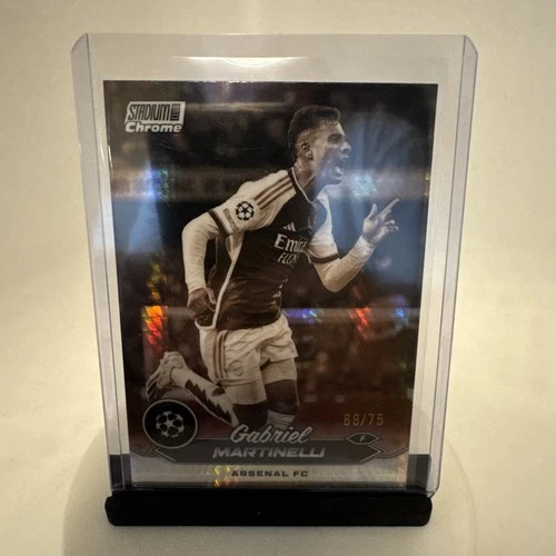 Gabriel Martinelli 2023 Topps Stadium Chrome Sepia Prism /75