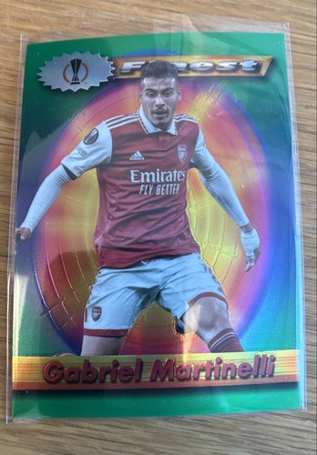 Gabriel Martinelli 2022 Topps Finest UEFA Refractor