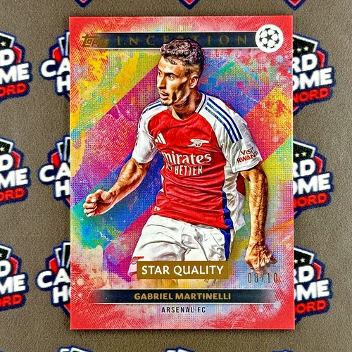 Gabriel Martinelli 2024 Topps Inception UCC Red Foil /10
